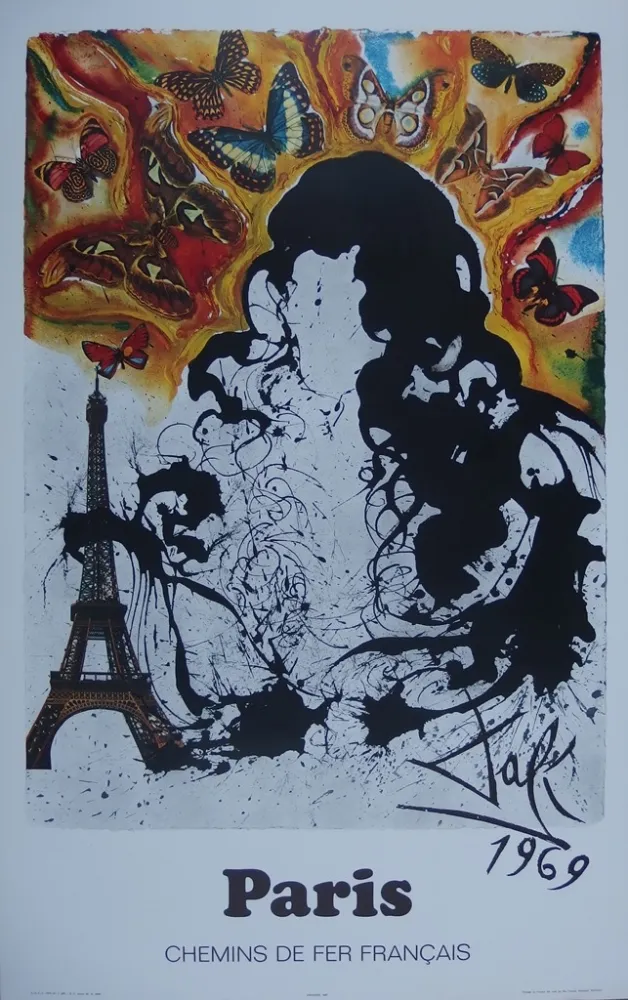 Grabado Dali - France : Paris (SNCF)