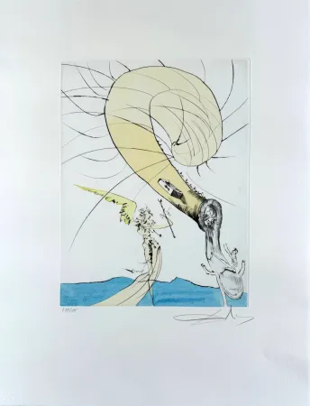 Sin Técnico Dali - Freud with a Snail Head