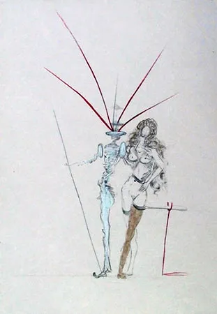 Grabado Dali - Frontispiece