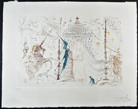 Grabado Dali - Gala, mon seul desir