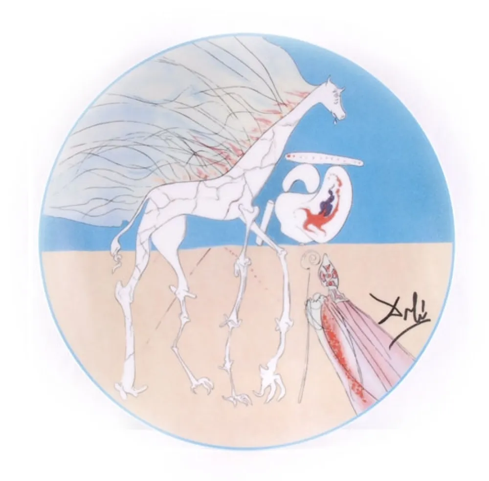 Cerámica Dali - Girafe Saturnienne (La Conquête du Cosmos)