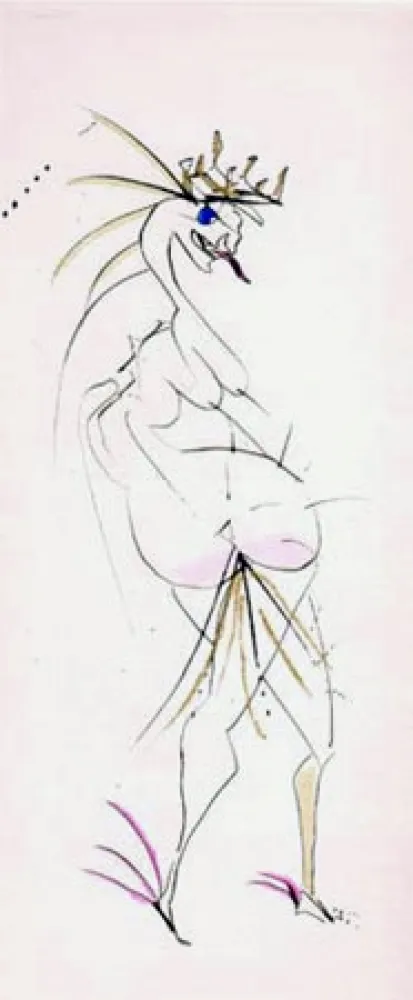 Grabado Dali - Grotesque