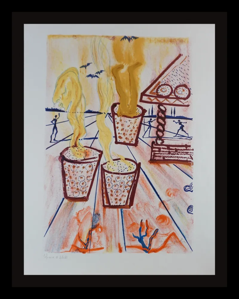 Litografía Dali - Hans Christian Anderson The Girl Who Trod on The Loaf 