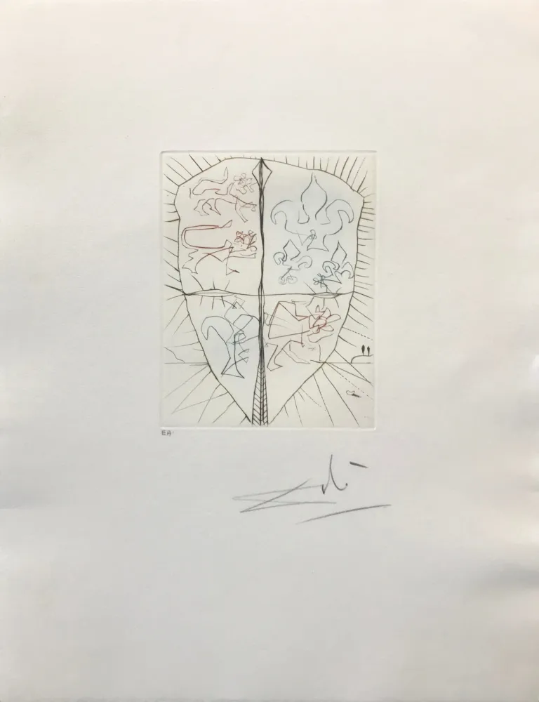 Grabado Dali - HENRY V (B)