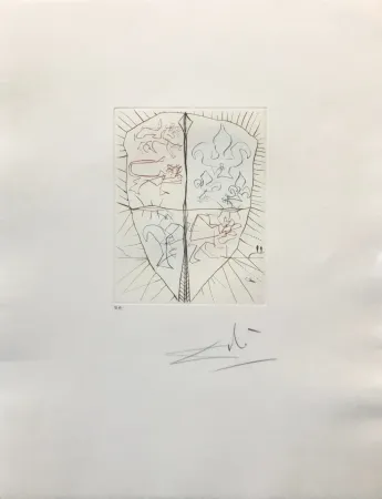 Grabado Dali - HENRY V (B)