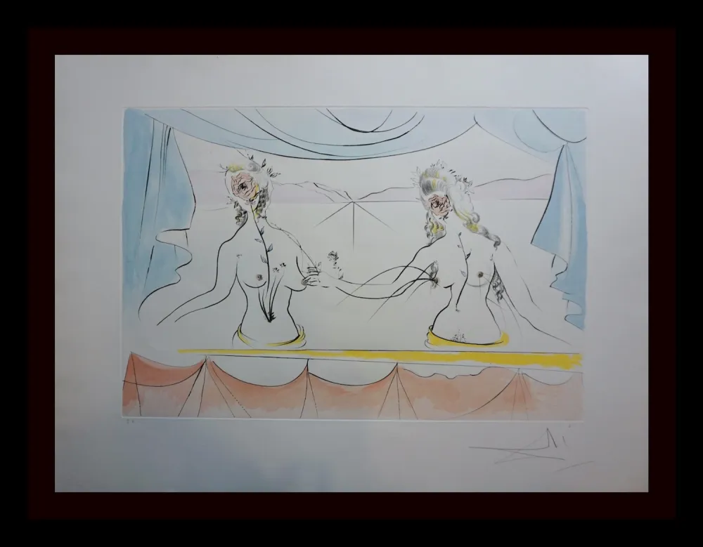 Grabado Dali - Hommage a Albrecht Durer Renaissance