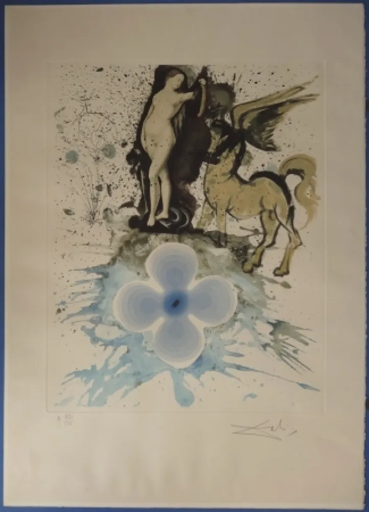 Aguafuerte Dali - Hommage à Cranach