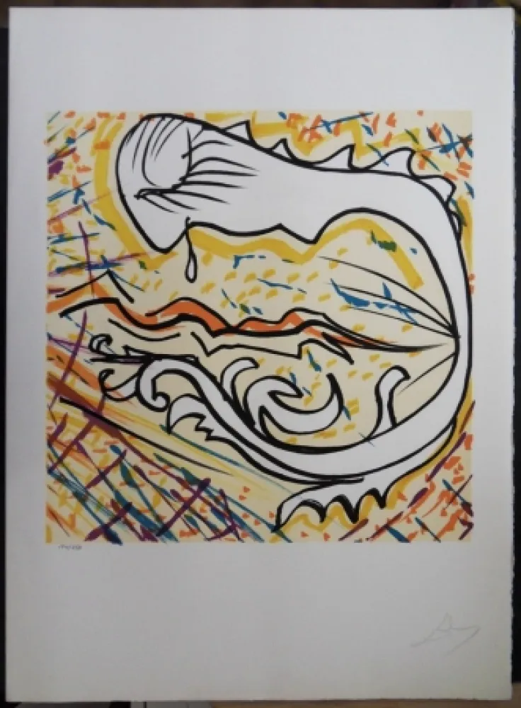 Litografía Dali - Il sonno del Fede