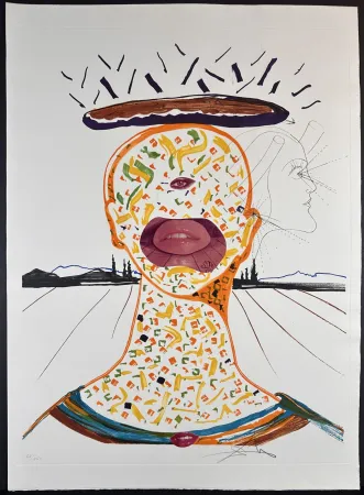 Grabado Dali - Imaginations & Objects of The Future Cyclopean Make-Up