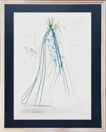 Aguafuerte Dali - Iseult of the White Hands