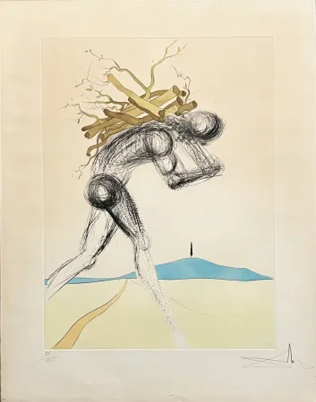 Aguafuerte Dali - Issachar