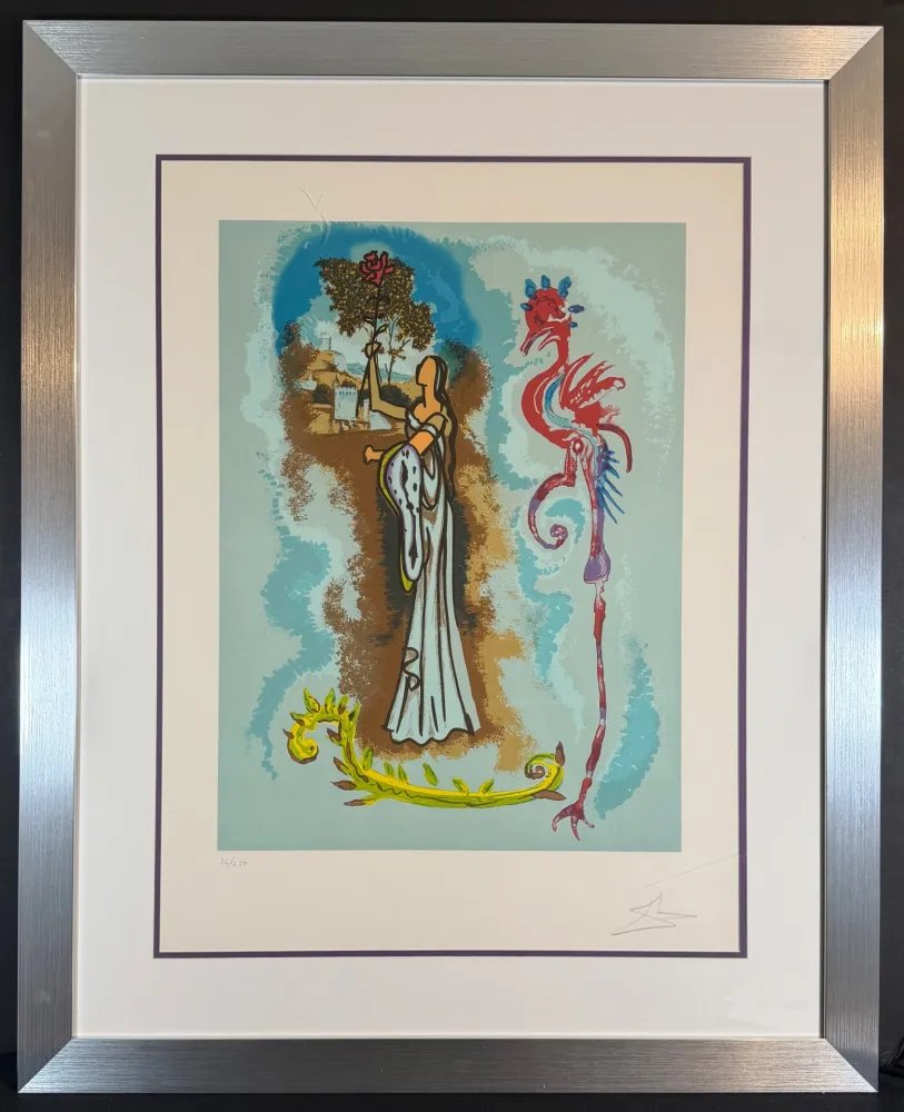 Litografía Dali - Ivanhoe Rowena