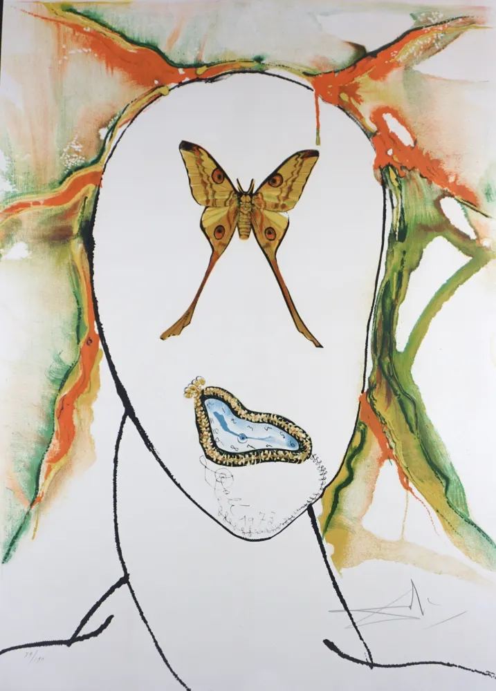 Litografía Dali - Kabuki Dancer