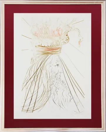 Aguafuerte Dali - King Marc