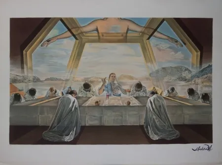 Litografía Dali - La Céne