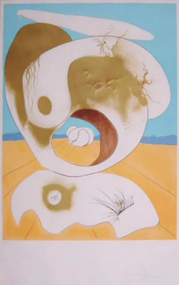 Aguafuerte Dali - La conquista del cosmos