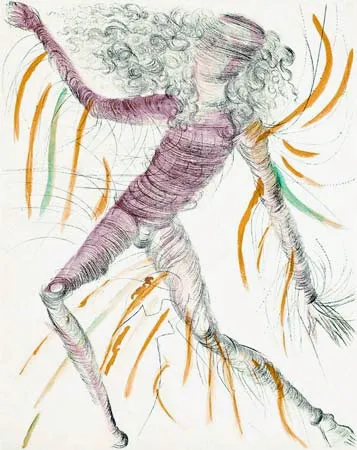 Grabado Dali - La Cosmonaute (The Cosmonaut)