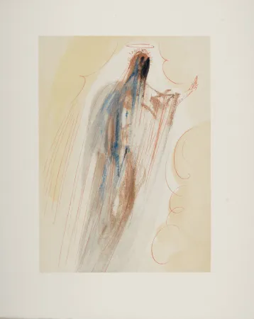 Grabado En Madera Dali - La Création des Anges, 1963
