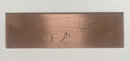 Grabado Dali - La Cuillere aux Bequilles