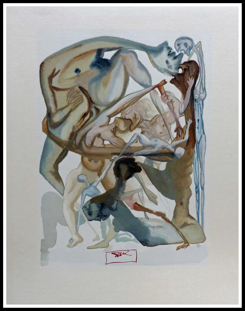 Grabado En Madera Dali - LA DIVINE COMEDIE