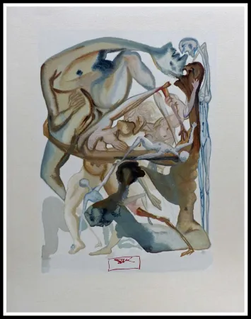 Grabado En Madera Dali - LA DIVINE COMEDIE