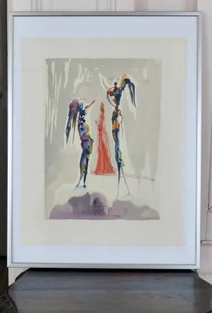 Grabado En Madera Dali - LA DIVINE COMEDIE - Gloria