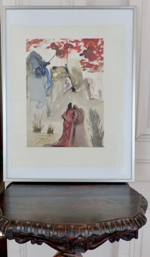 Grabado En Madera Dali - LA DIVINE COMEDIE - La divine forêt