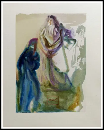 Grabado En Madera Dali - LA DIVINE COMEDIE - La marche vers Dieu