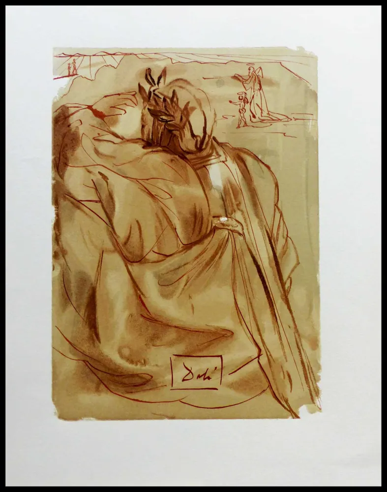 Grabado En Madera Dali - LA DIVINE COMEDIE - L'annonce d'un grand évènement