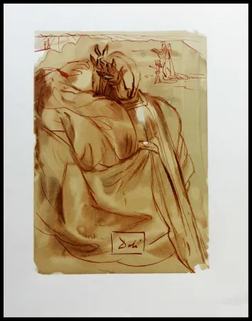 Grabado En Madera Dali - LA DIVINE COMEDIE - L'annonce d'un grand évènement