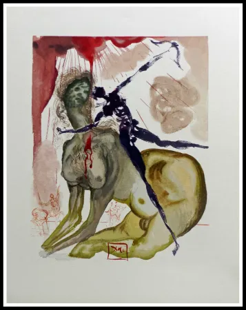 Grabado En Madera Dali - LA DIVINE COMEDIE - Le Minotaure