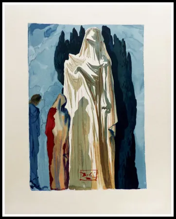 Grabado En Madera Dali - LA DIVINE COMEDIE - Les Hérétiques