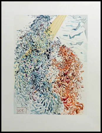 Grabado En Madera Dali - LA DIVINE COMEDIE - Opposition