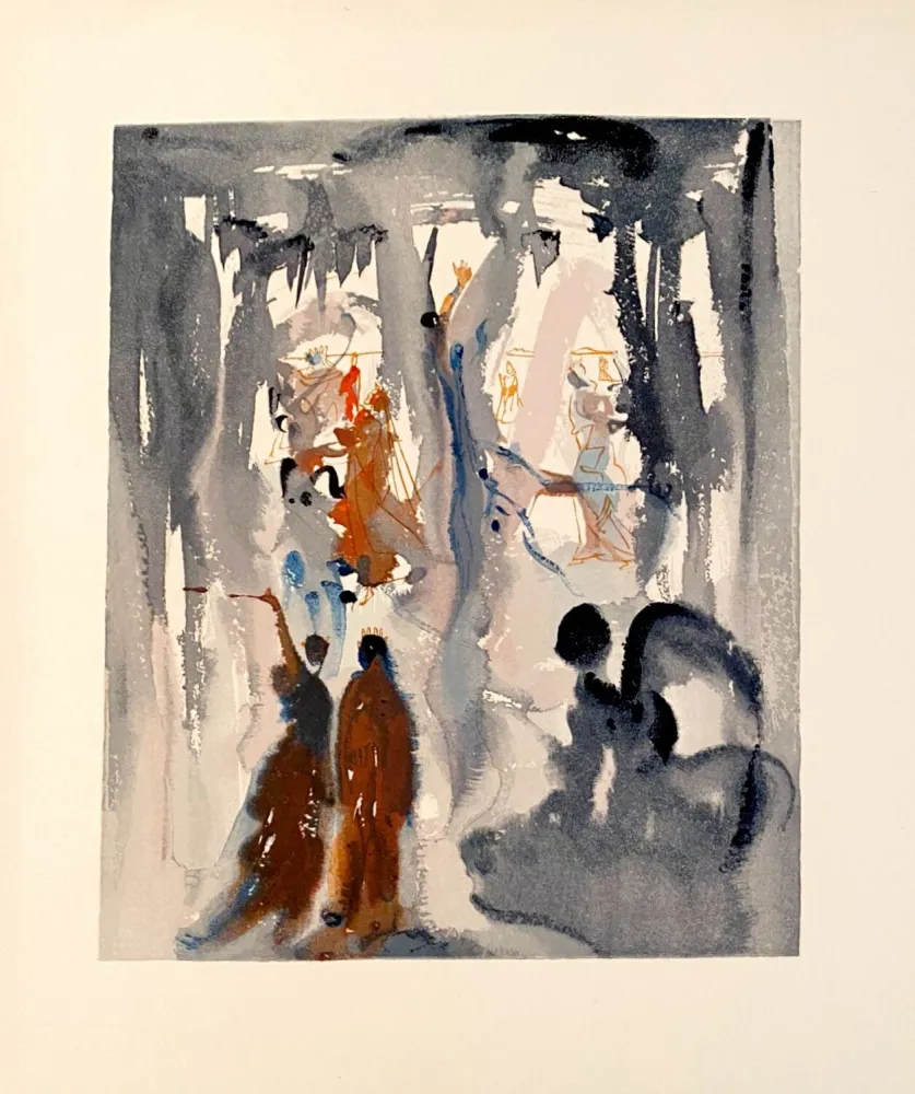 Grabado En Madera Dali - La Divine Comédie - Paradis 13 - Ainsi fut créée la Terre