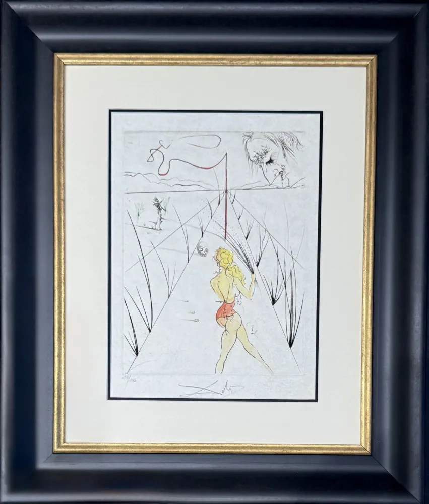 Grabado Dali - La femme au fouet