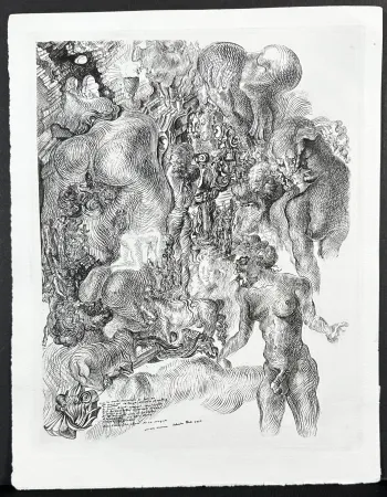 Grabado Dali - La Femme Visible