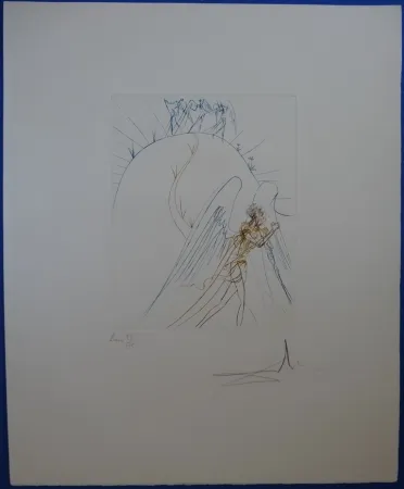 Aguafuerte Dali - La Fuite de Satan