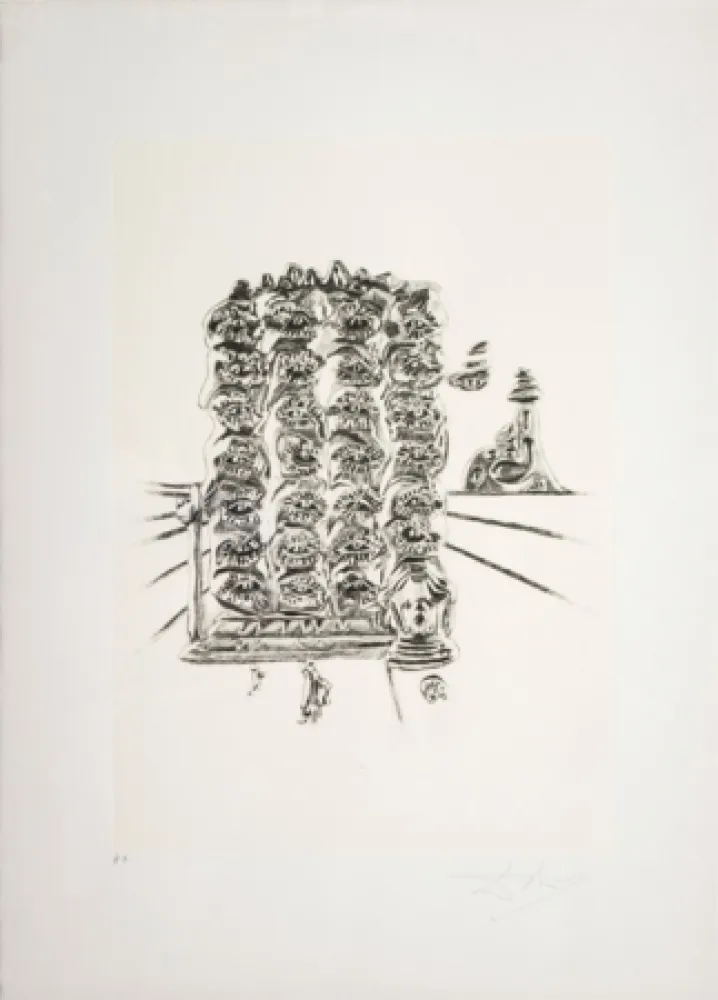 Litografía Dali - La Genesi