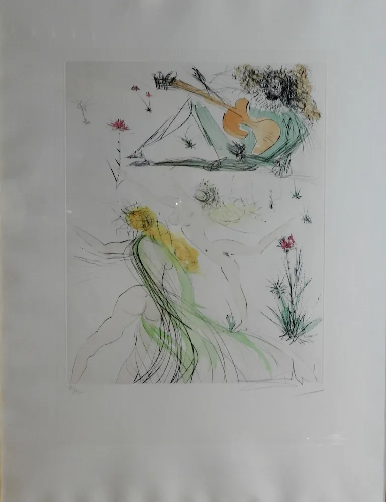 Grabado Dali - LA Joie de Vivre