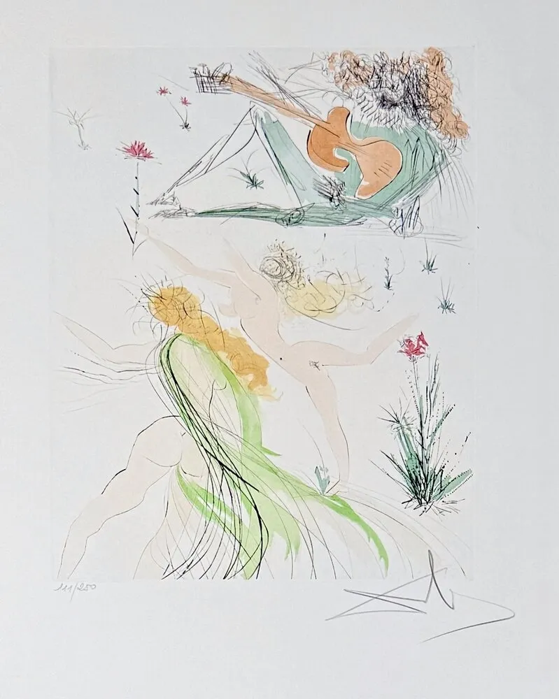Grabado Dali - La joie de vivre