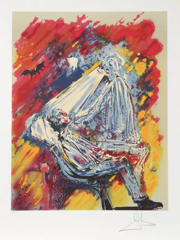 Litografía Dali - La Lumiere de la Guerison (The Dentist)