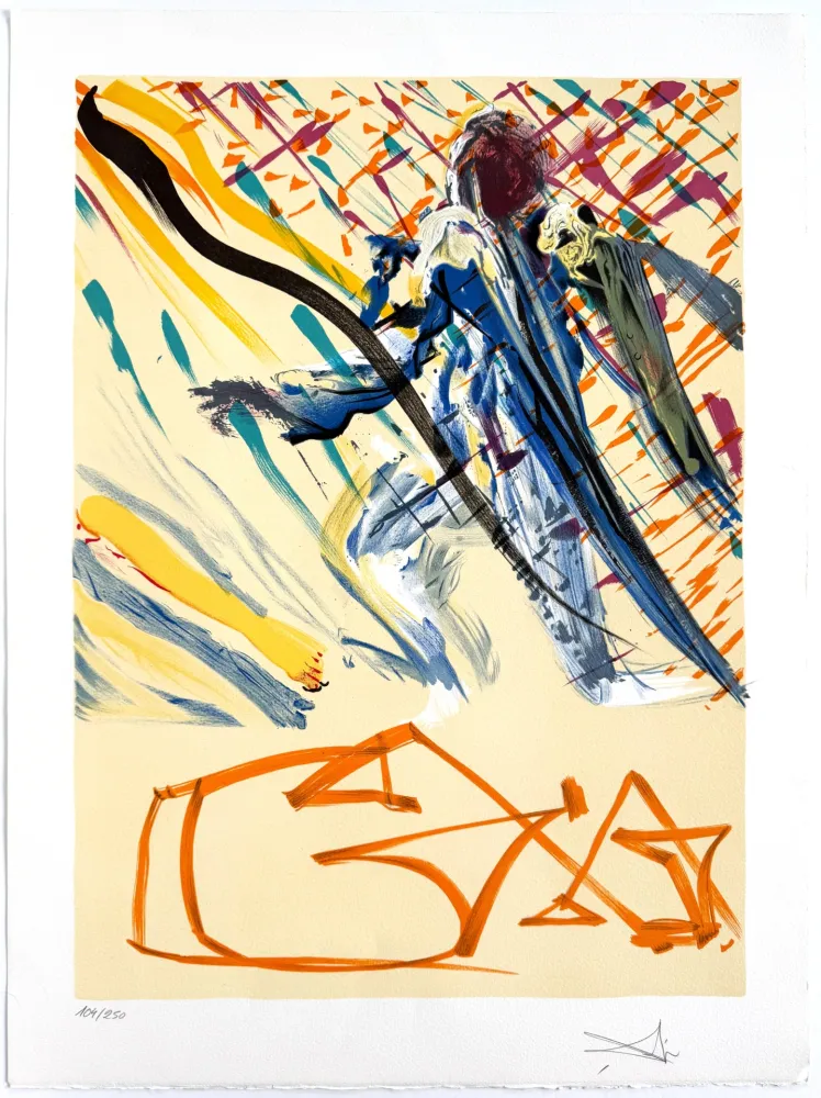 Litografía Dali - La parola divina (The Divine Word)