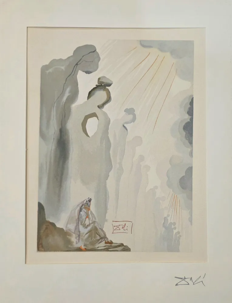 Grabado En Madera Dali - La Seconde corniche