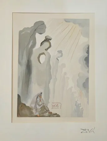 Grabado En Madera Dali - La Seconde corniche