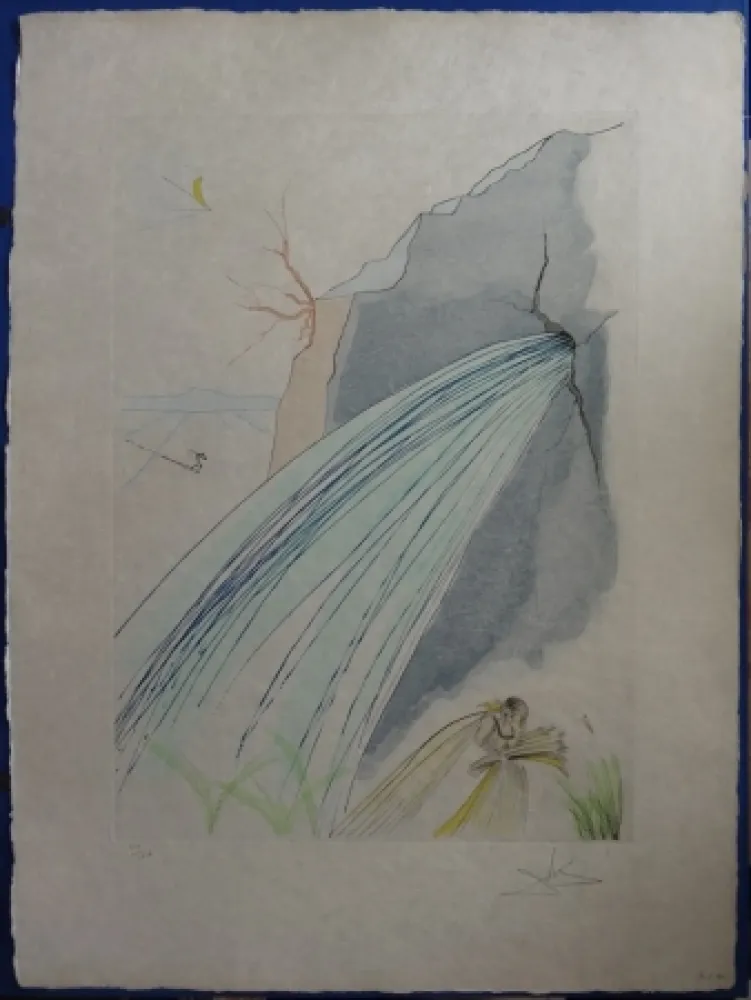 Aguafuerte Dali - La source