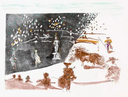 Grabado Dali - La Statue (The Statue)