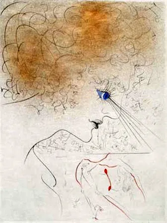 Grabado Dali - La Tete (The Head)