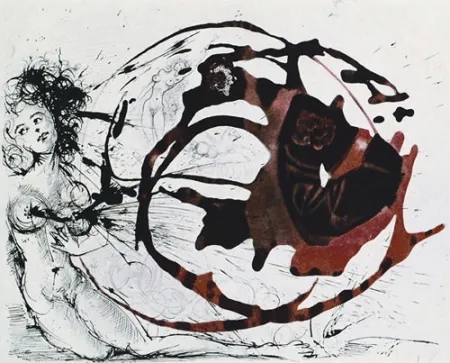 Grabado Dali - La Voie Lactee (The Milky Way)