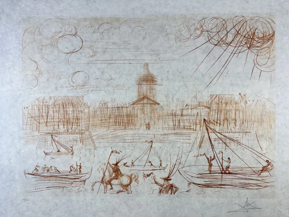 Aguafuerte Dali - L’Academie de Paris