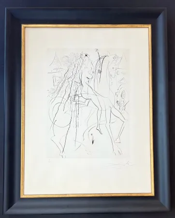 Grabado Dali - Lady Godiva